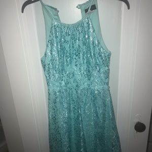 Teal Homecoming Dress